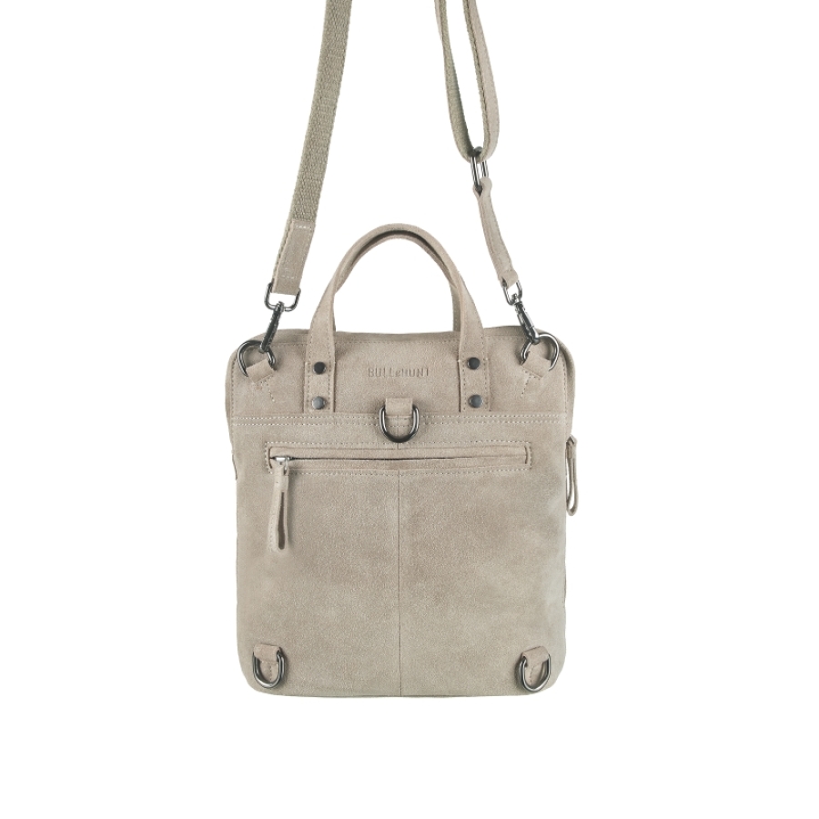 LITTLE BACKPACK SUEDE GREY